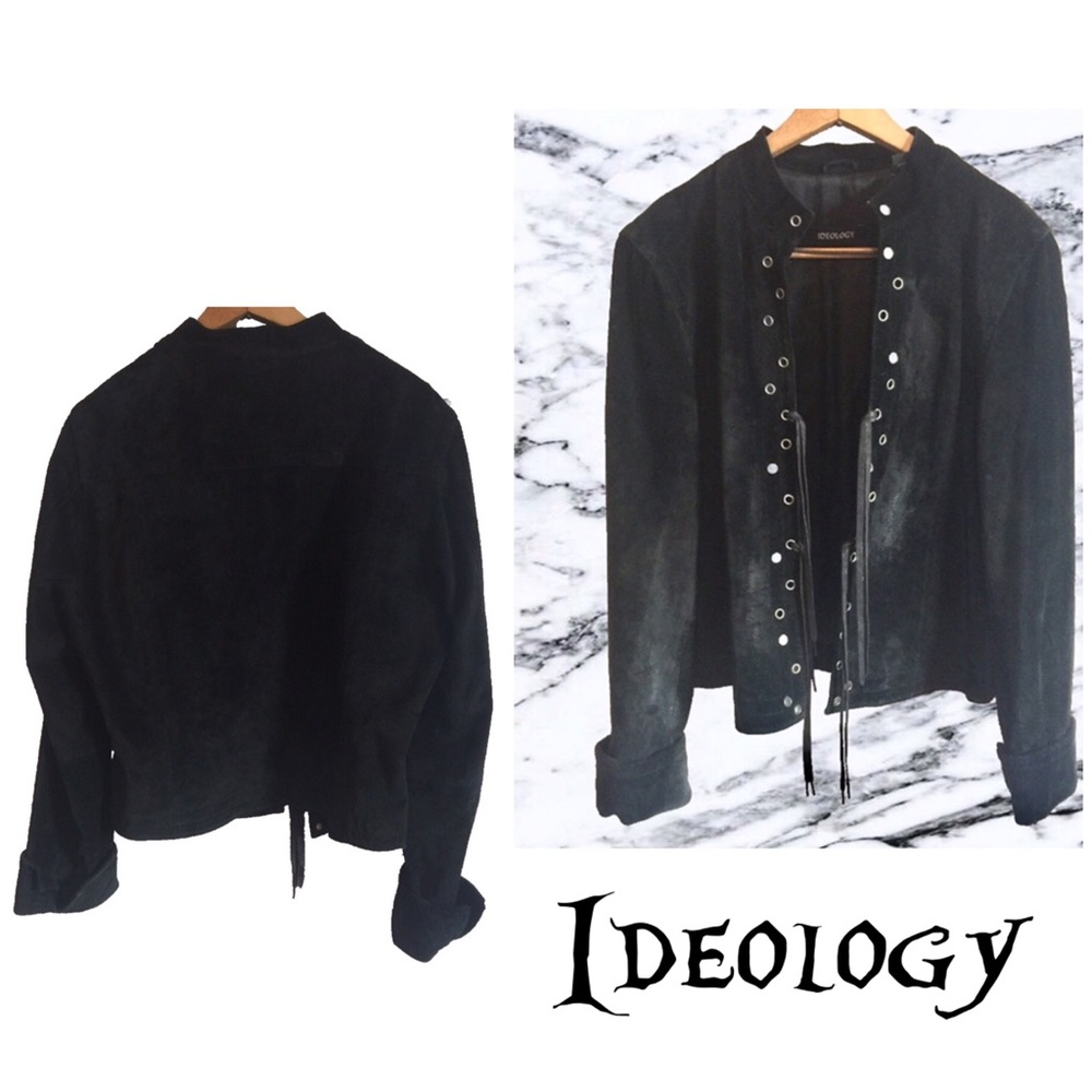 Ideology leather jacket